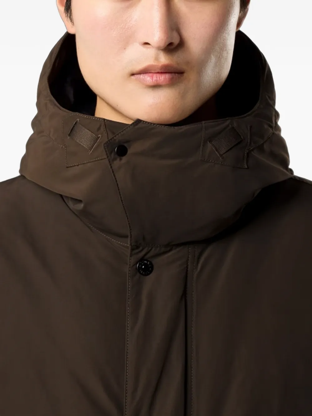 Stone Island 7100006 Micro Reps parka Bruin
