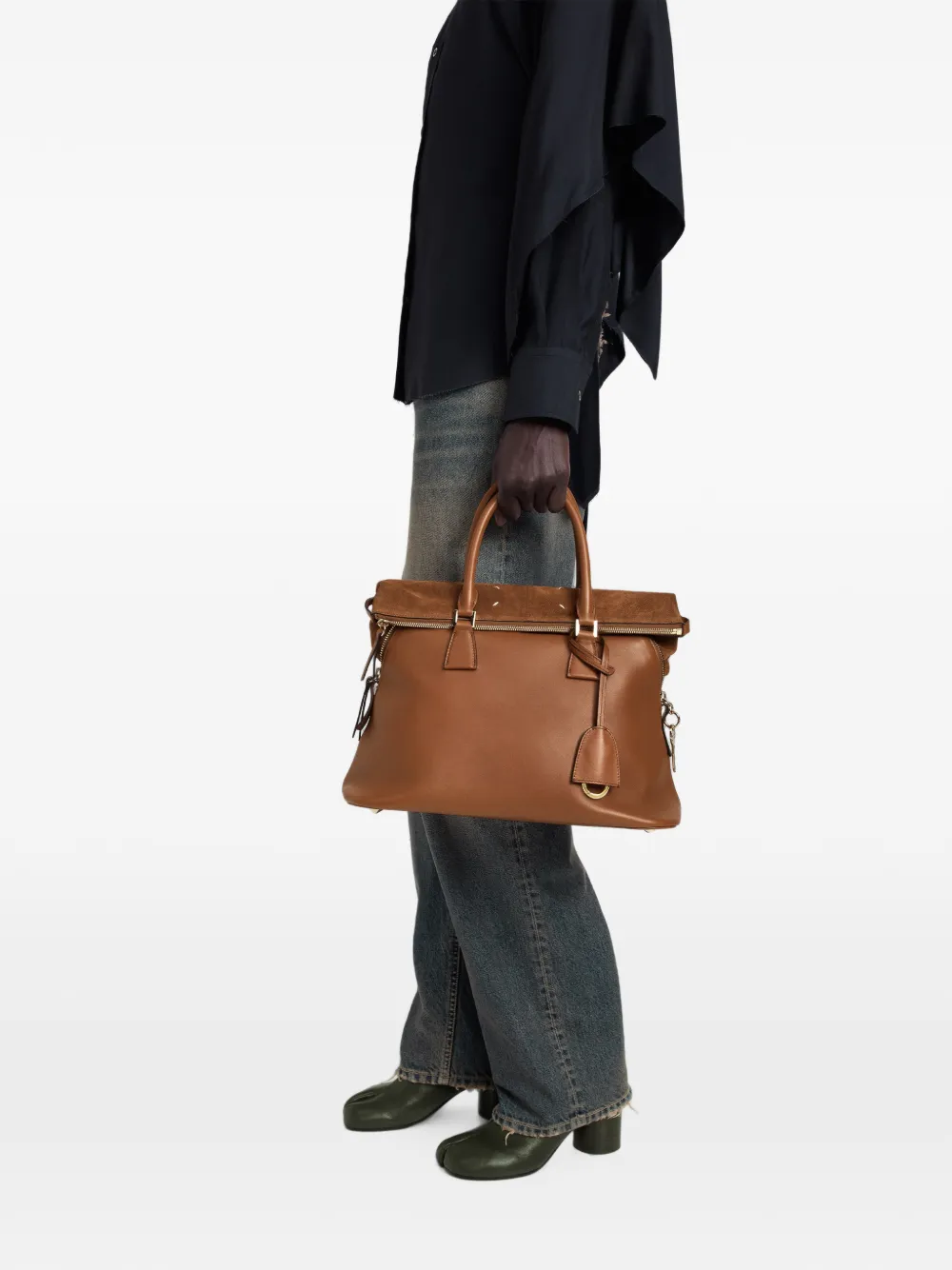 Maison Margiela Medium 5ac Soft shopper Bruin