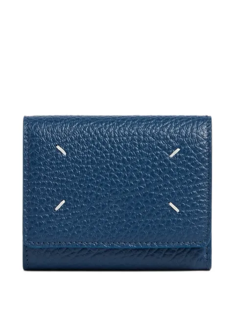 Maison Margiela Four Stitches grainy leather wallet