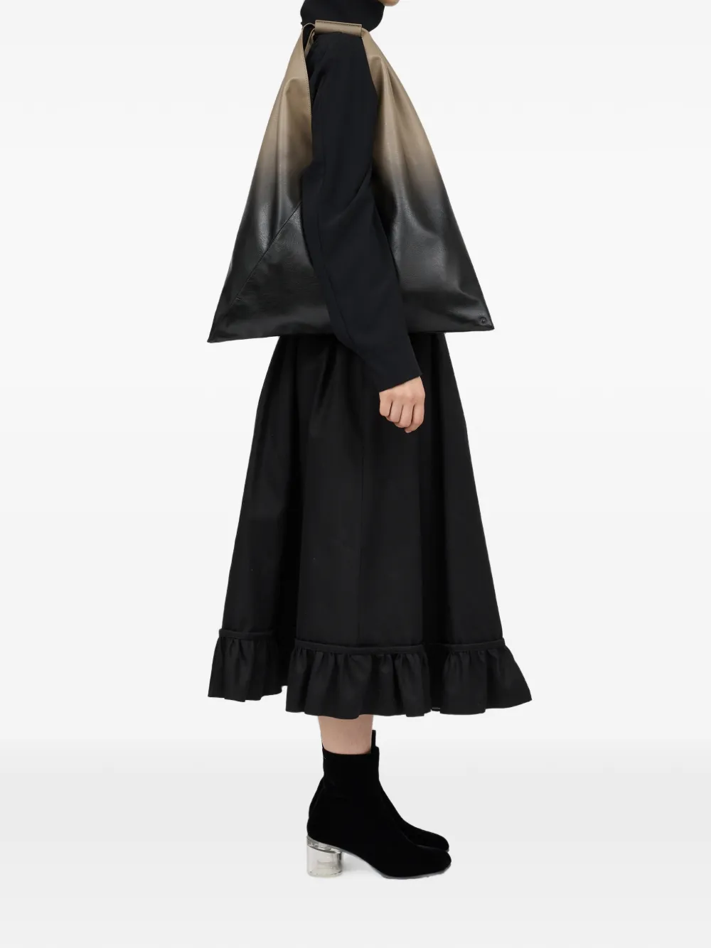 MM6 Maison Margiela Japanese schoudertas met handvat Zwart