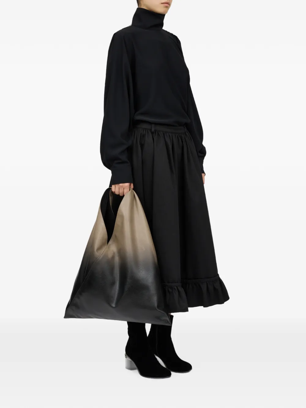MM6 Maison Margiela Japanese schoudertas met handvat Zwart