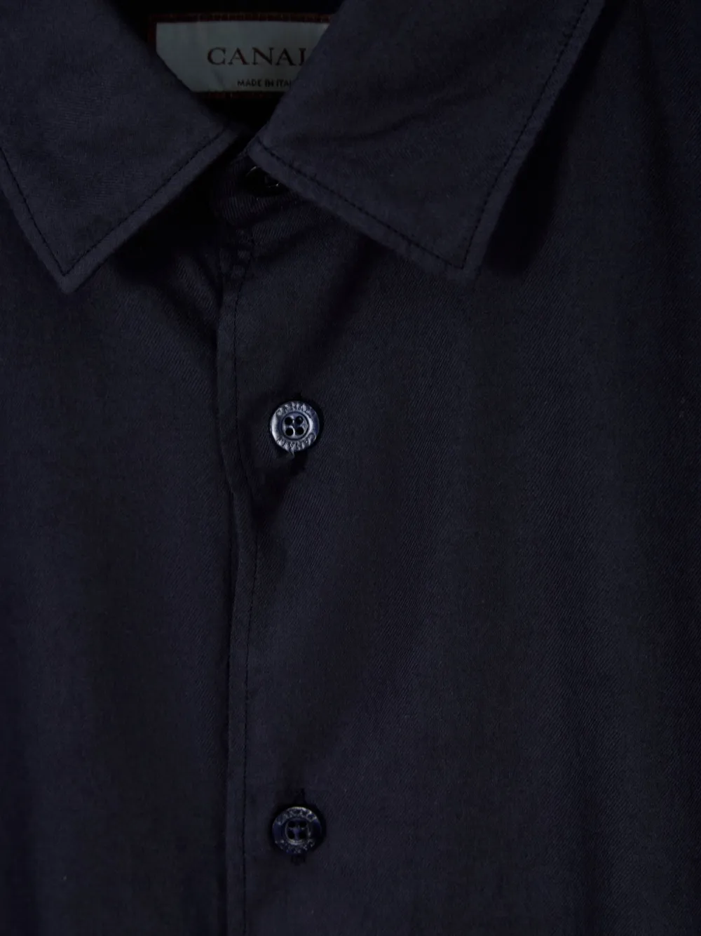 Canali Overhemd met lange mouwen Blauw