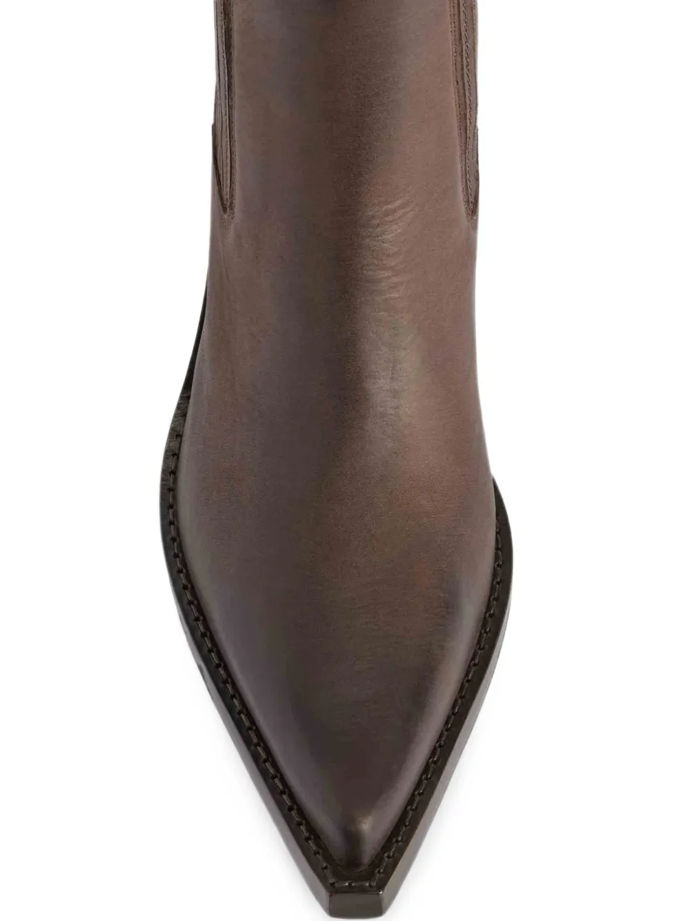 Paris Texas pointed-toe leather ankle boots Bruin