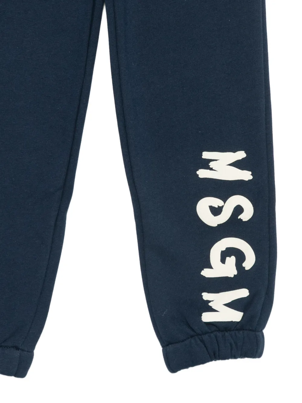 MSGM Kids Trainingsbroek met logoprint Blauw