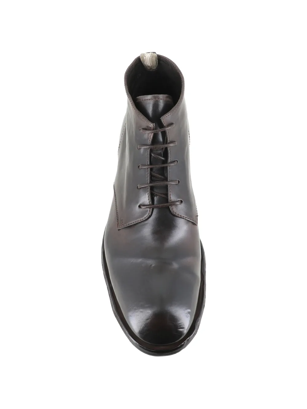 Officine Creative Sound lace-up leather ankle boots Bruin