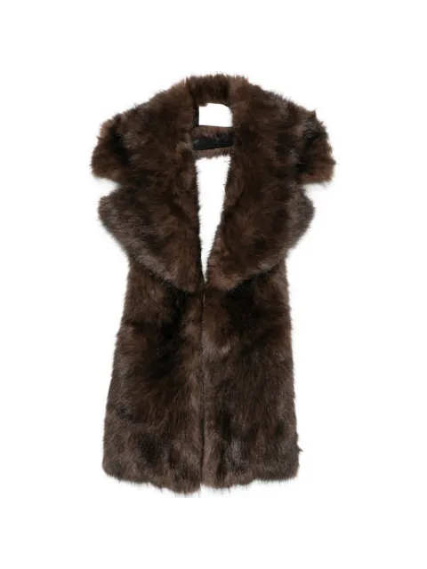 Apparis Mia shawl-collar scarf