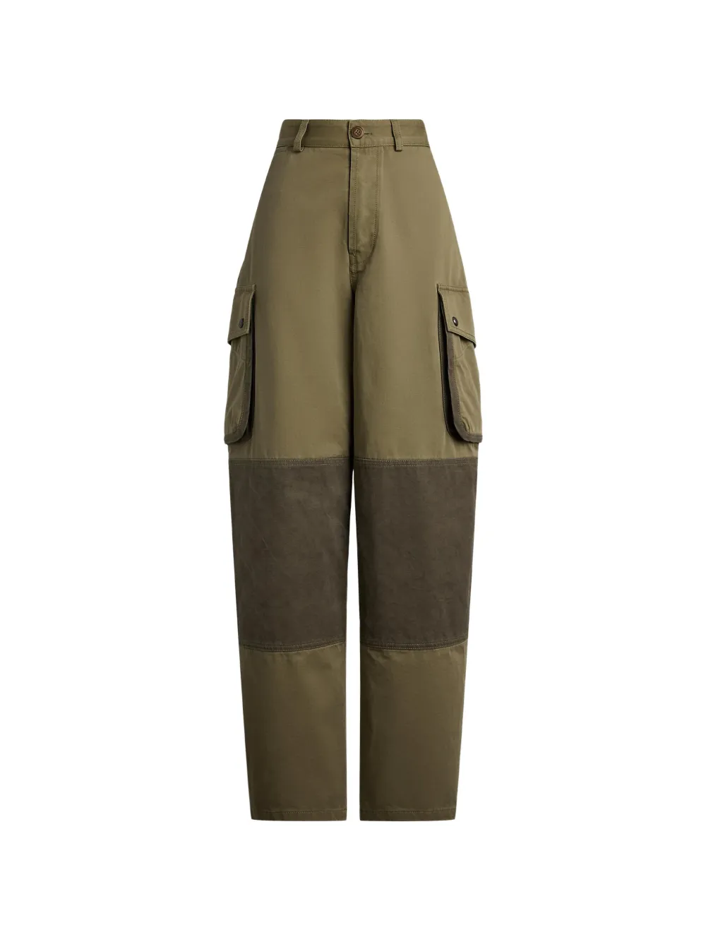 Polo Ralph Lauren Pantaloni Simone lamé - Verde
