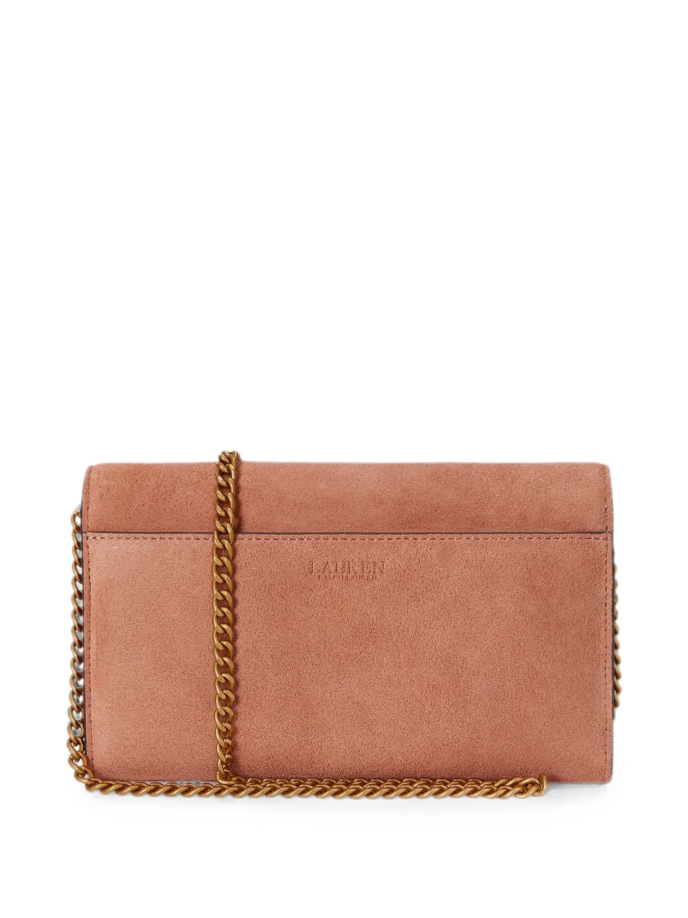 Lauren Ralph Lauren Medium Adair II schoudertas met kettingband en logoplakkaat Roze