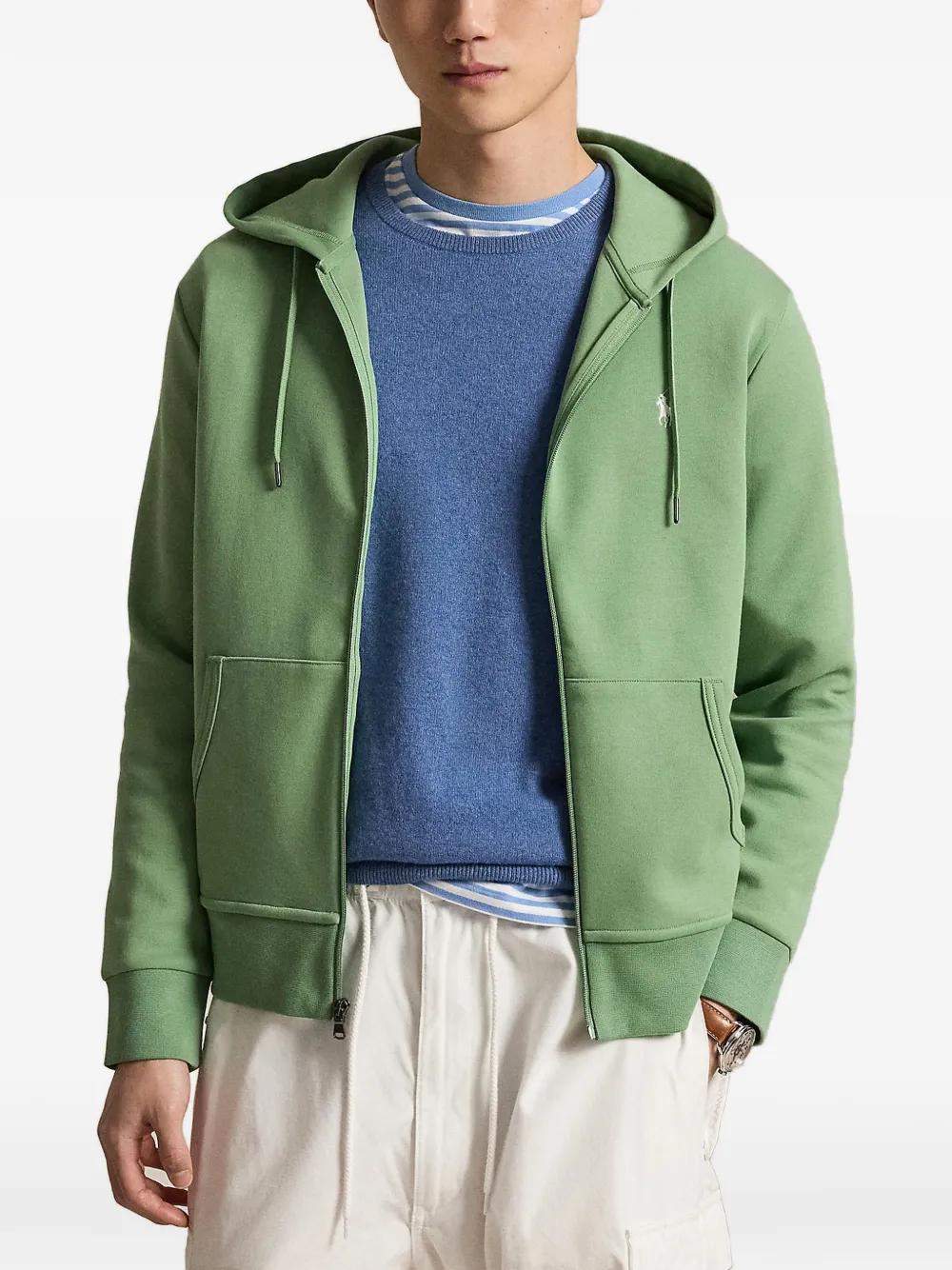 Polo Ralph Lauren Hoodie met geborduurd logo Groen