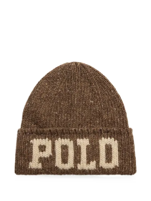 Polo Ralph Lauren intarsia-knit merino-wool-blend beanie