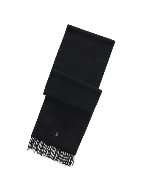 Polo Ralph Lauren fringed-edge cashmere scarf