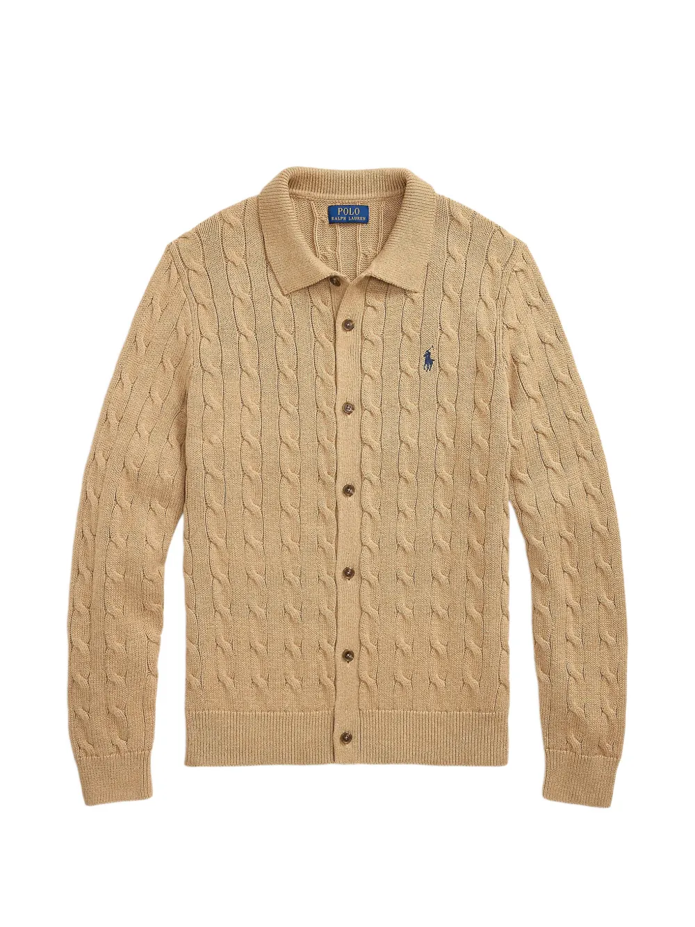 Polo Ralph Lauren cable-knit cotton cardigan - Toni neutri