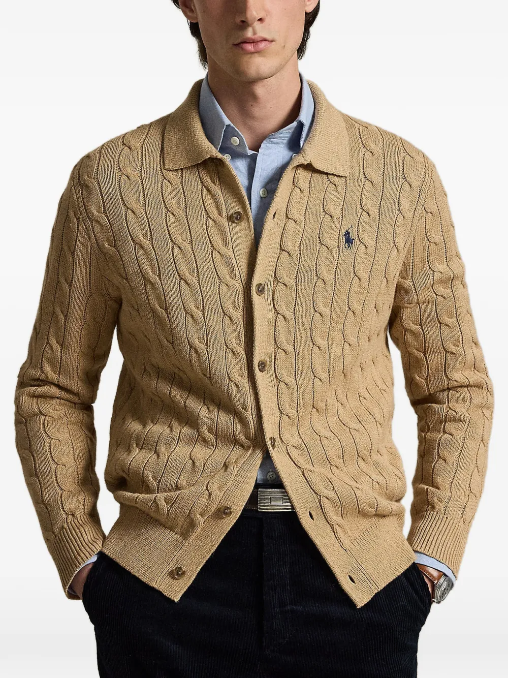 Polo Ralph Lauren Kabelgebreid vest Beige