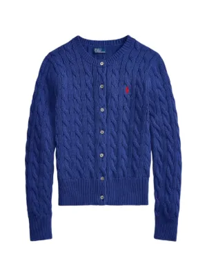 Polo Ralph Lauren ケーブルニット カーディガン | ブルー | FARFETCH JP