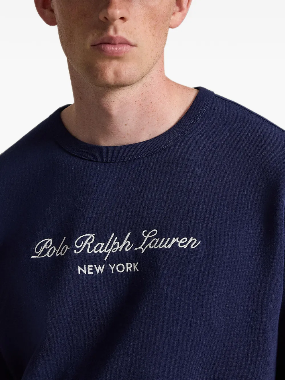 Polo Ralph Lauren Sweater met geborduurd logo Blauw