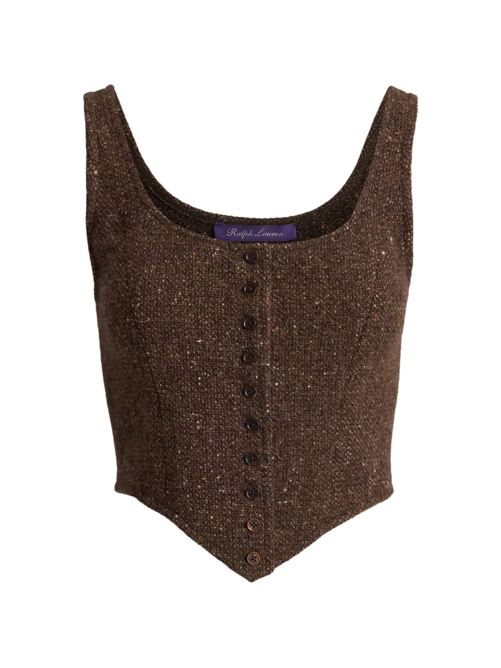 Polo Ralph Lauren Geknöpfte Tweed-Weste - Braun