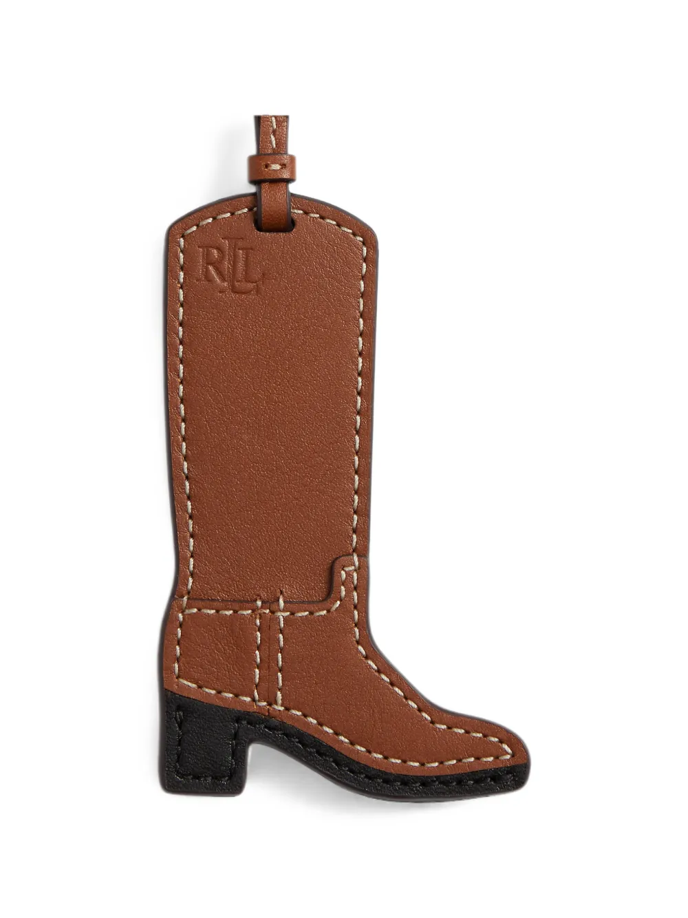 Lauren Ralph Lauren Leren laarzen bedel Bruin