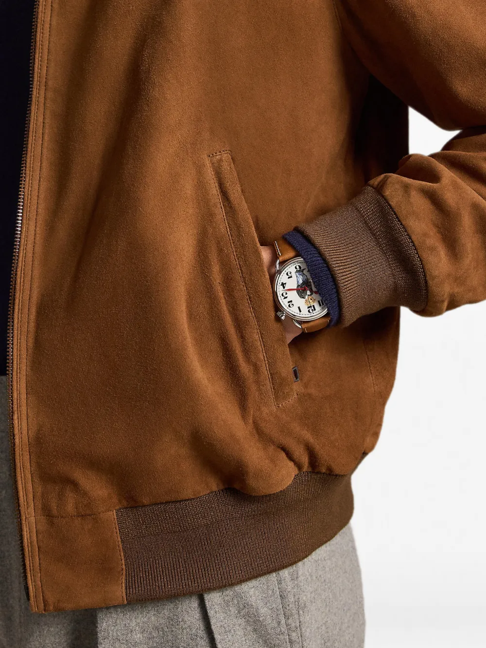 Polo Ralph Lauren The Charleton suède jack Bruin
