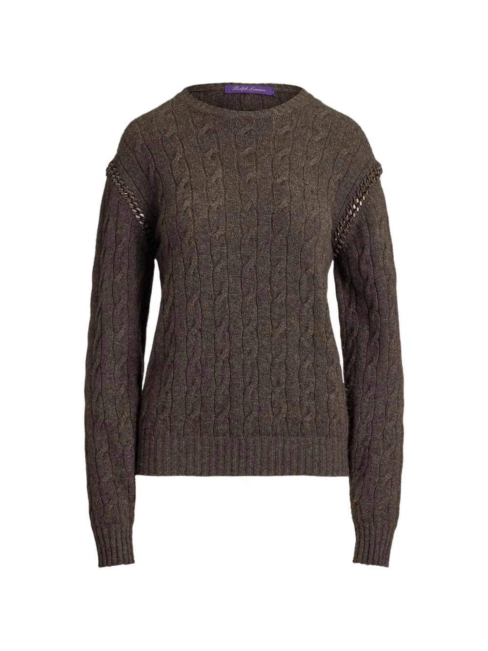 Polo Ralph Lauren cable-knit chain-link sweater
