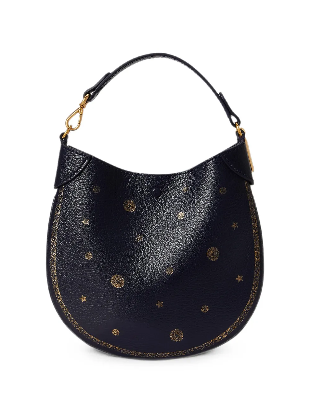 Polo Ralph Lauren Leren shopper met print Blauw
