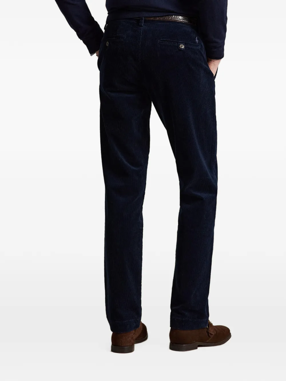 Polo Ralph Lauren Bedford straight ribfluwelen broek Blauw