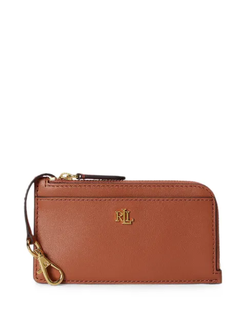 Lauren Ralph Lauren leather zip-around cardholder