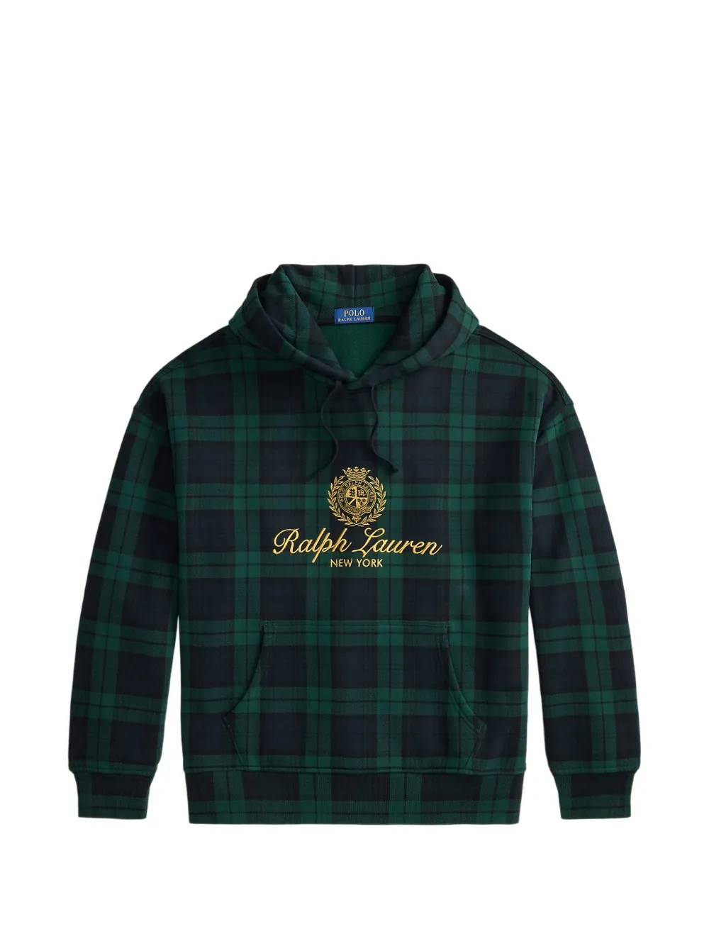 Polo Ralph Lauren Felpa a quadri con cappuccio - Verde