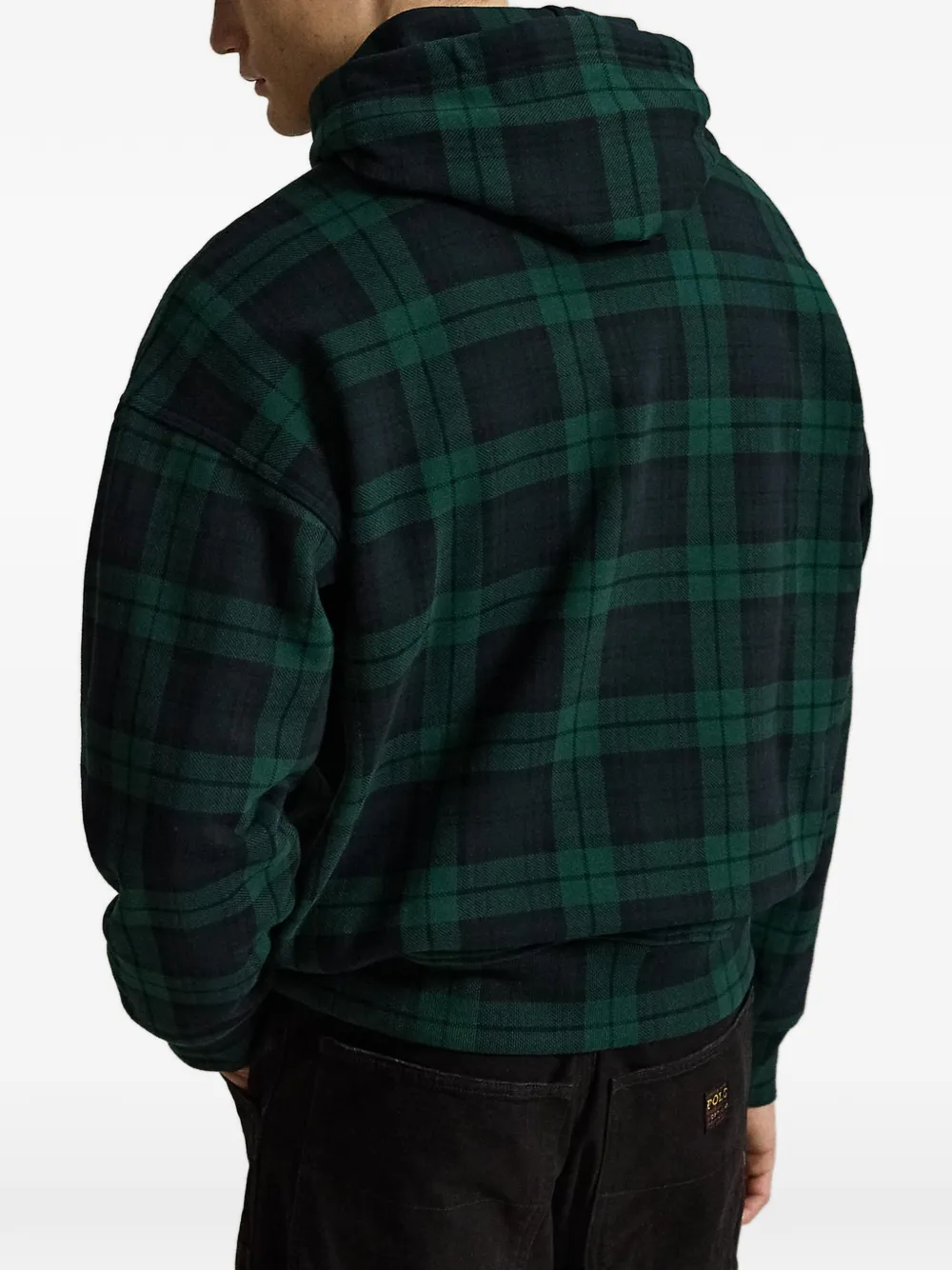 Polo Ralph Lauren Geruite hoodie Groen