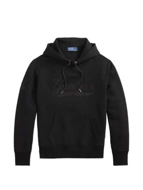 Polo Ralph Lauren logo-embroidered drawstring cotton hoodie