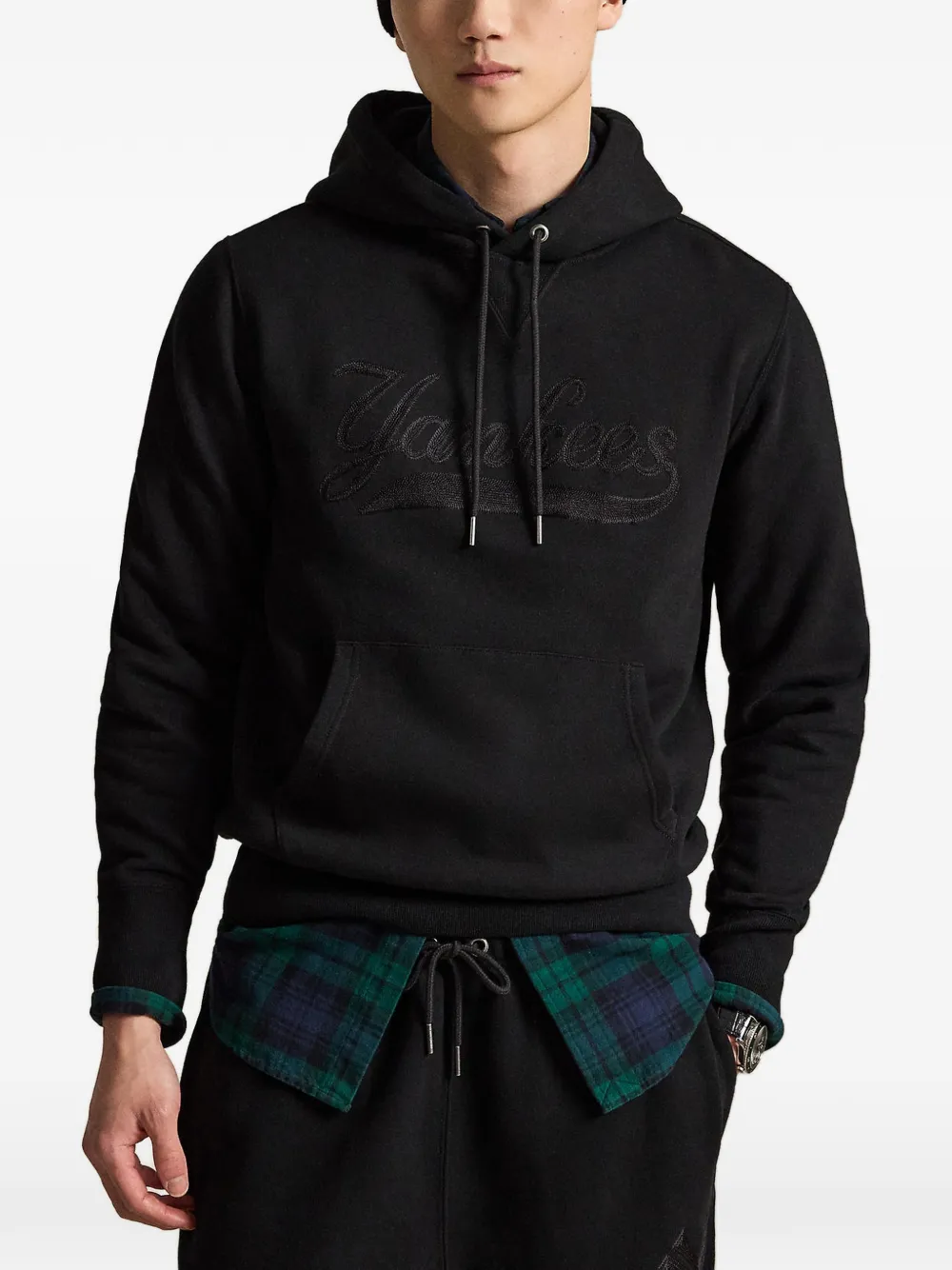 Polo Ralph Lauren Hoodie met geborduurd logo Zwart