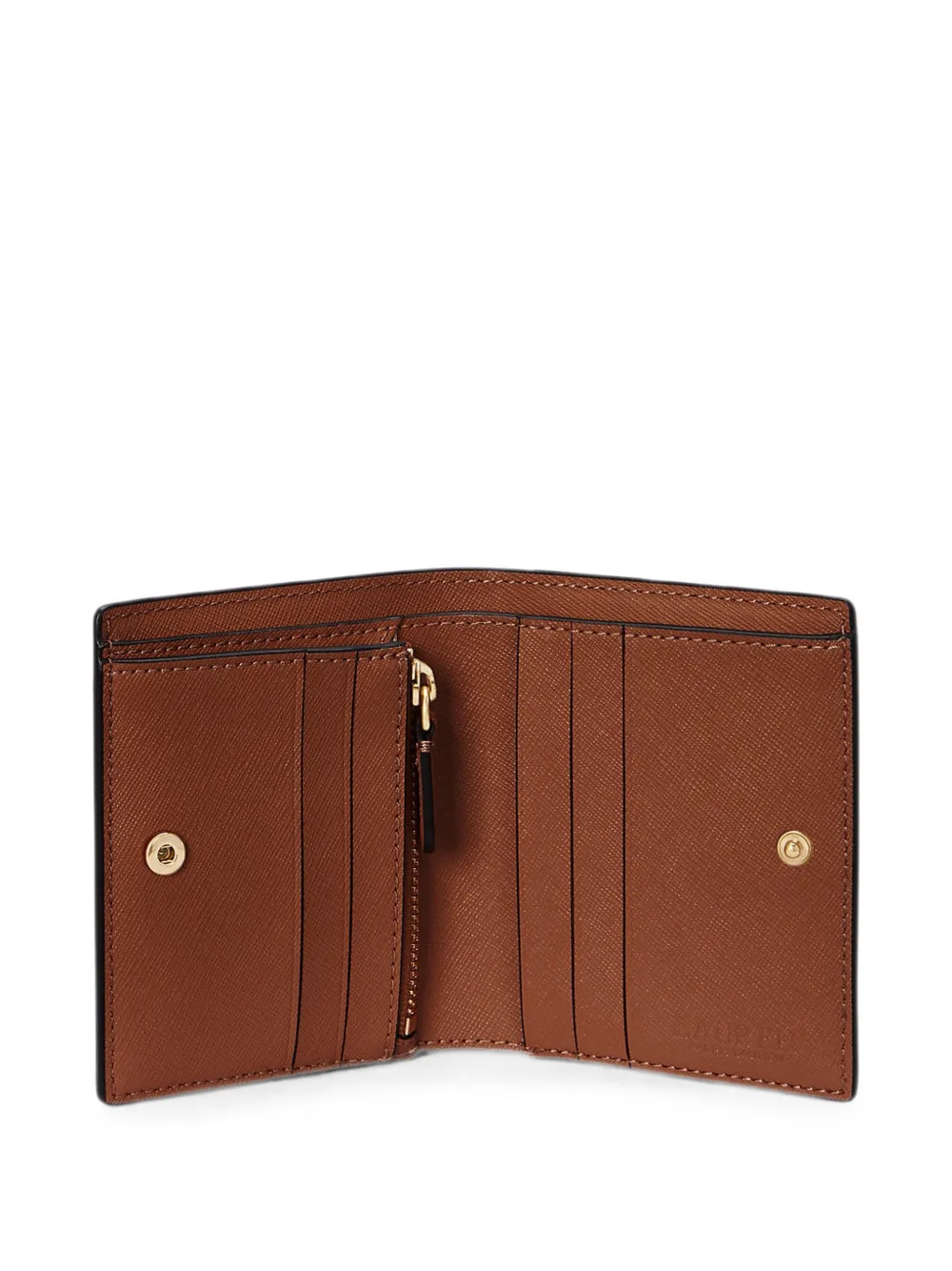 Lauren Ralph Lauren Portemonnee met logoplakkaat Bruin