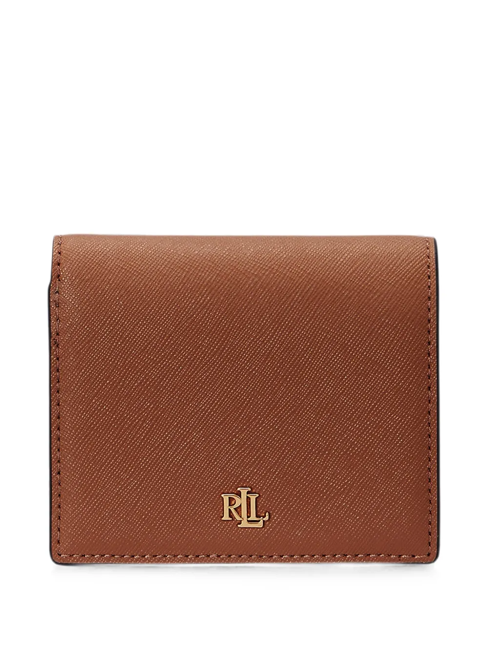 Lauren Ralph Lauren logo-plaque bifold wallet - Braun