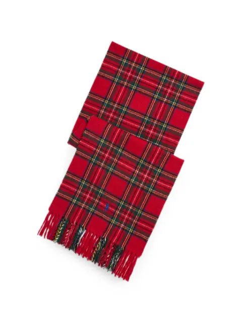 Polo Ralph Lauren plaid cashmere scarf