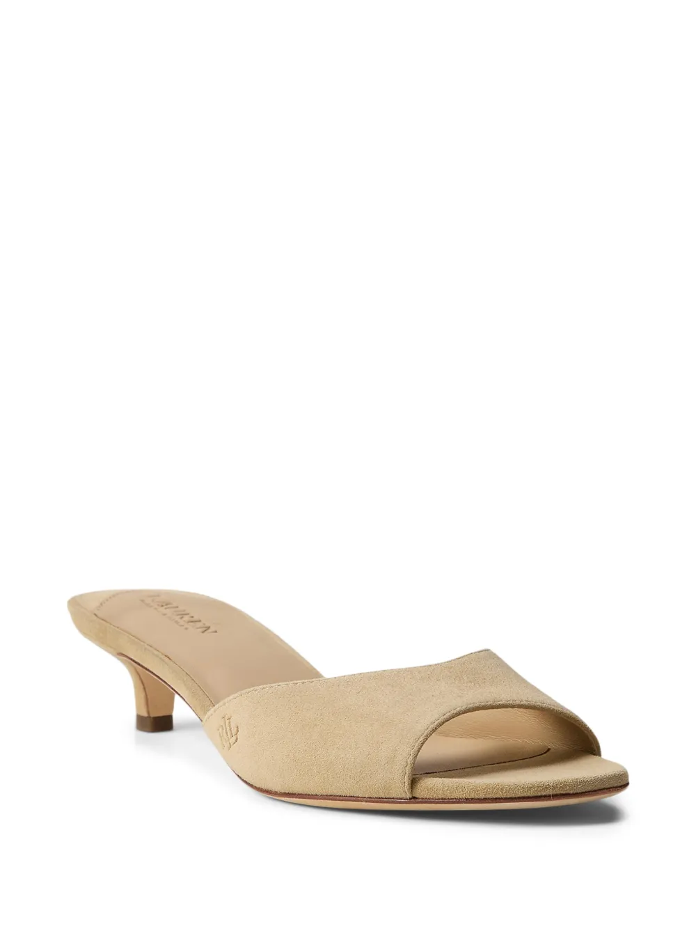 Lauren Ralph Lauren Francesca suède sandalen Beige