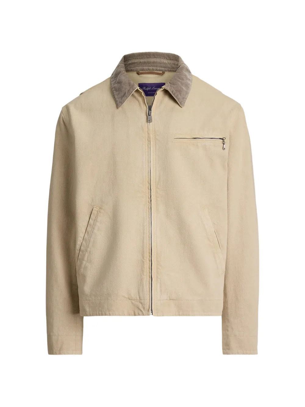 Ralph Lauren Purple Label Giacca con colletto a coste - Toni neutri