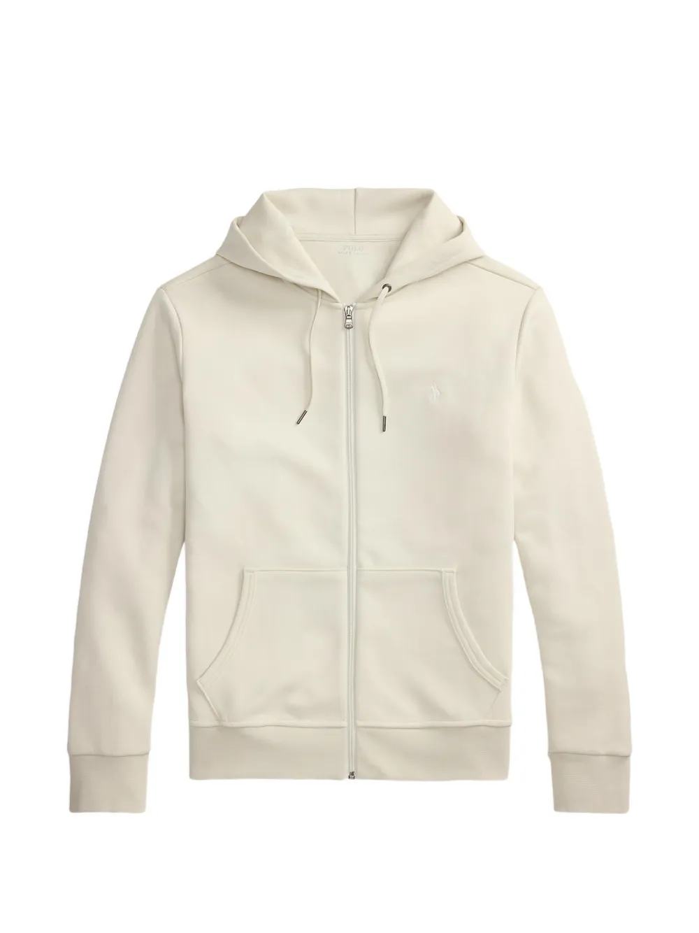 Polo Ralph Lauren zip-up drawstring hoodie - Nude
