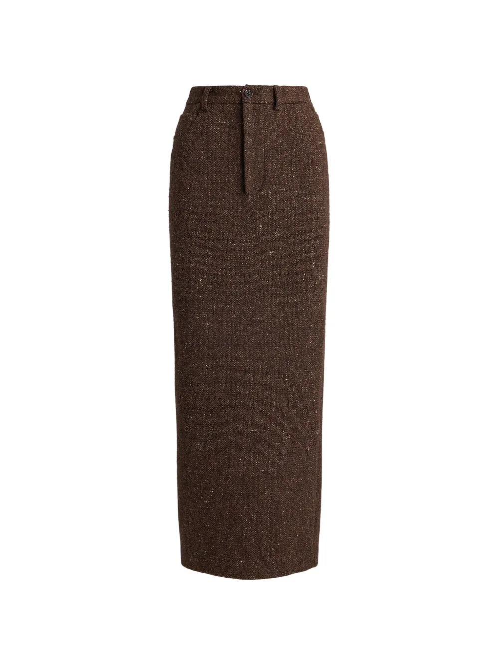 Ralph Lauren Collection Gonna lunga in tweed - Marrone