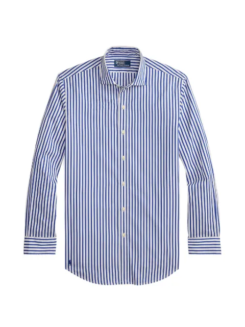 Polo Ralph Lauren camisa de algodón con rayas estampadas