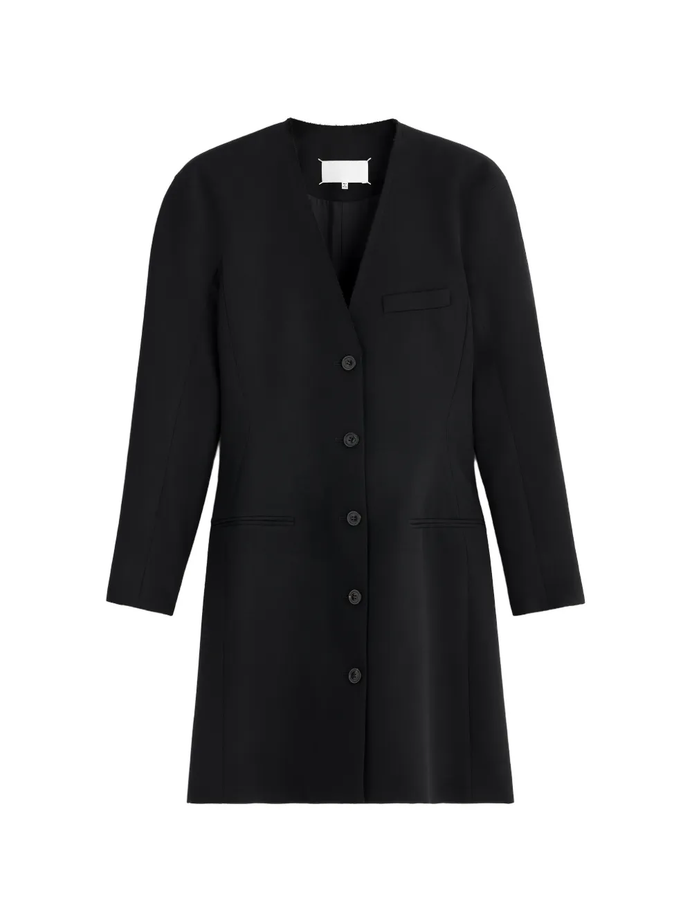 Maison Margiela tailored collarless mini dress