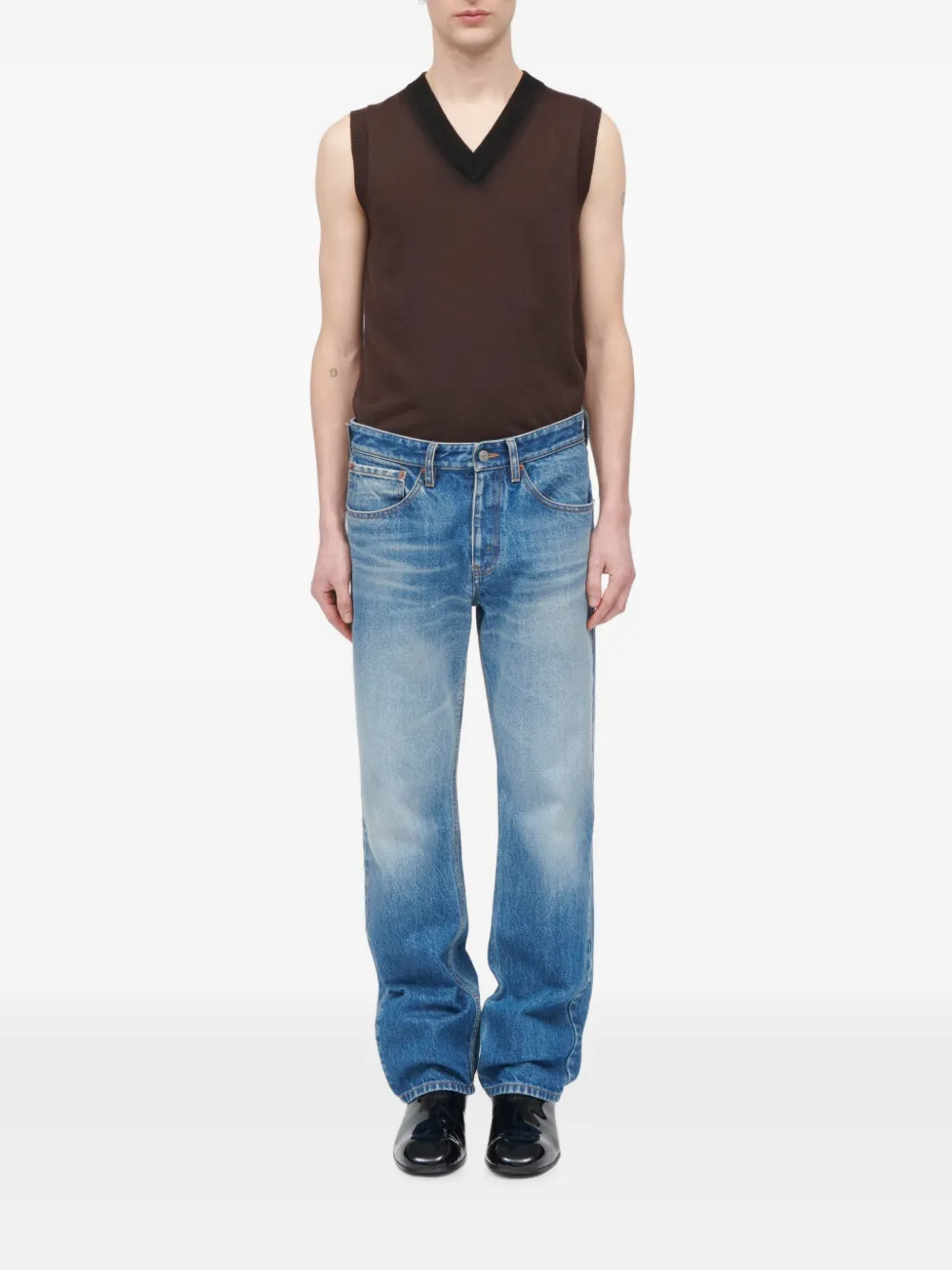 MM6 Maison Margiela Straight jeans Blauw