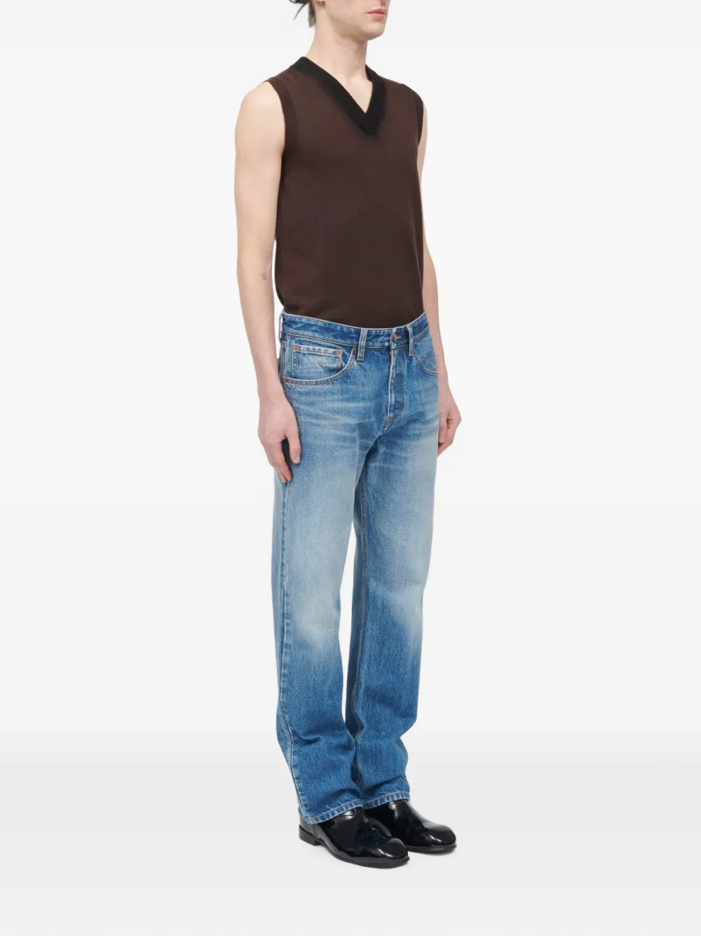 MM6 Maison Margiela Straight jeans Blauw