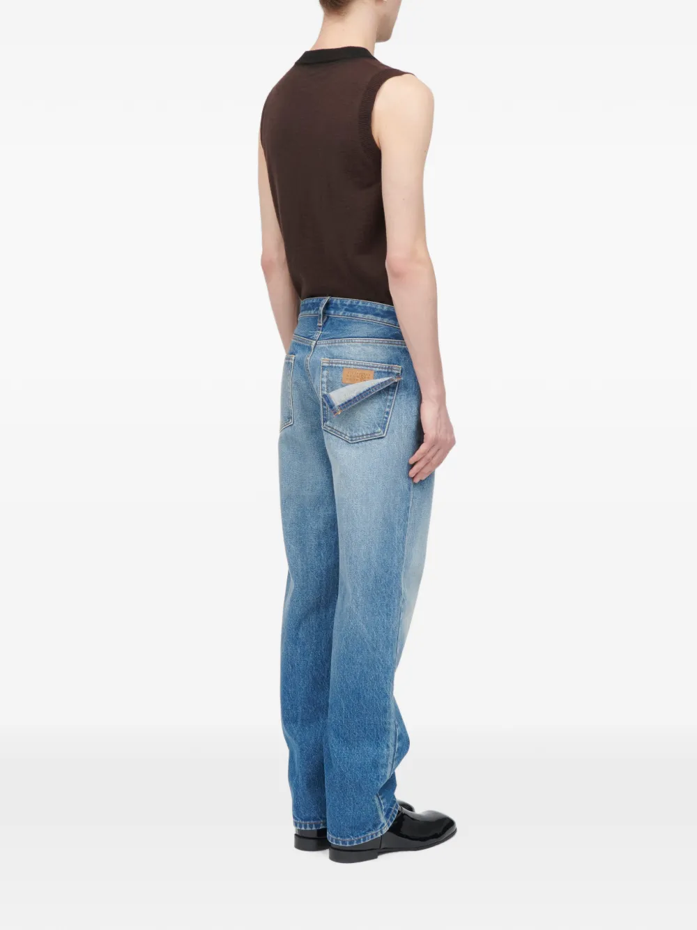 MM6 Maison Margiela Straight jeans Blauw