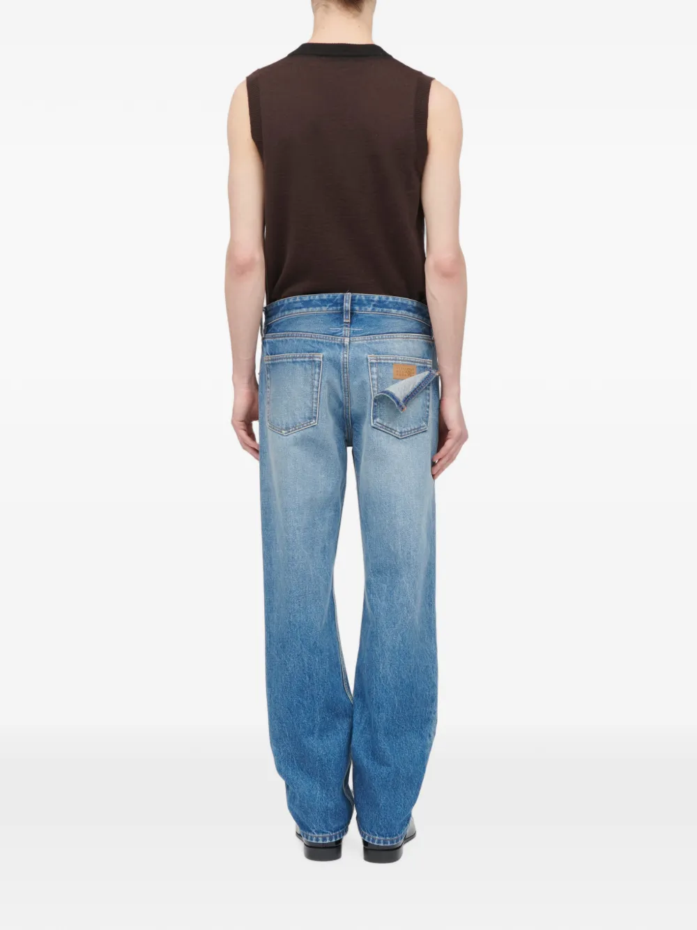 MM6 Maison Margiela Straight jeans Blauw