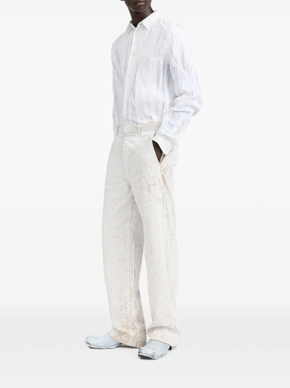 Maison Margiela Bianchetto broek Wit