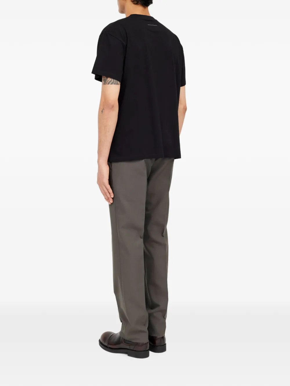 MM6 Maison Margiela T-shirt met print Zwart