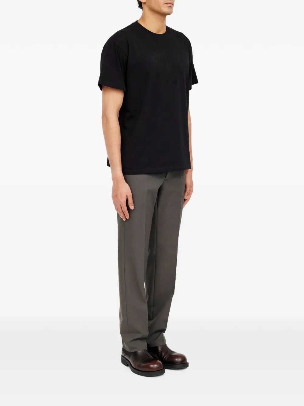 MM6 Maison Margiela T-shirt met print Zwart