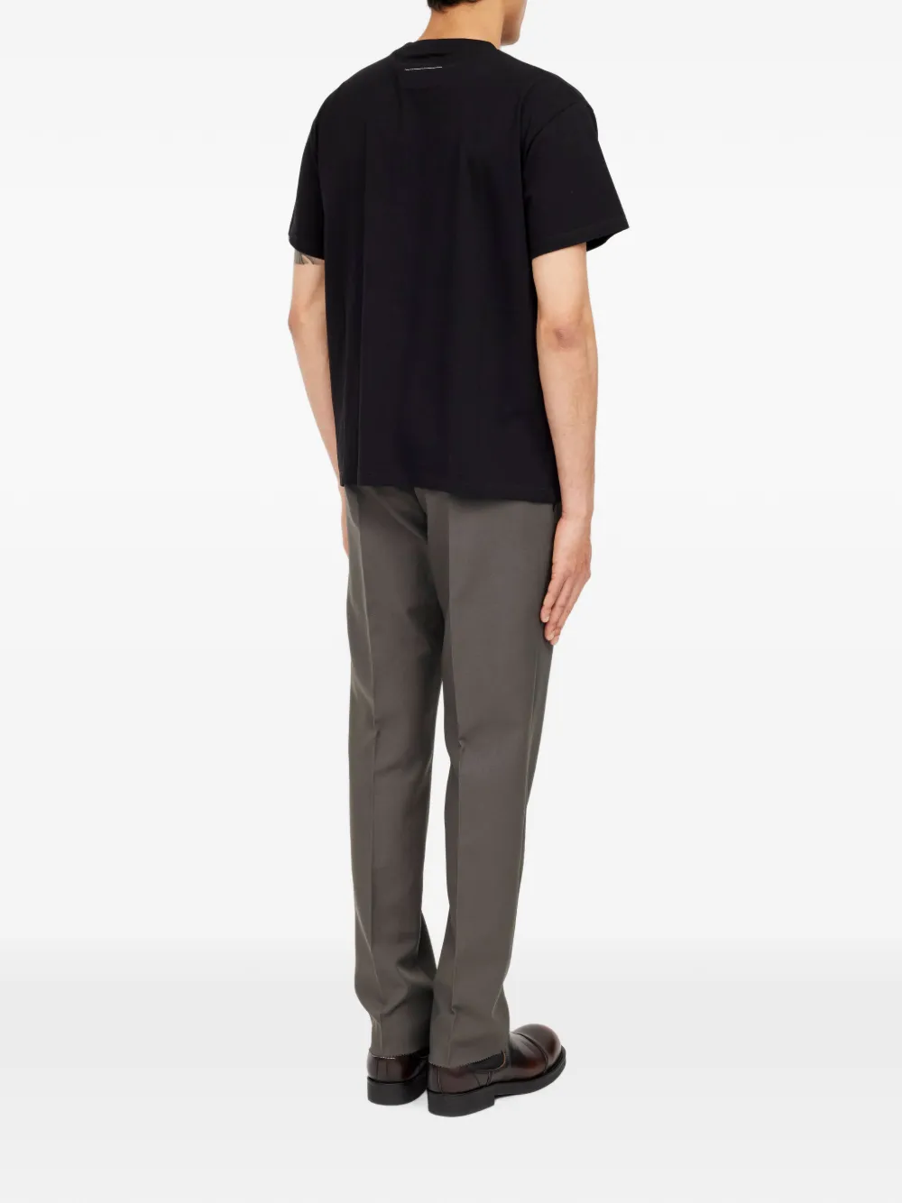 MM6 Maison Margiela T-shirt met print Zwart