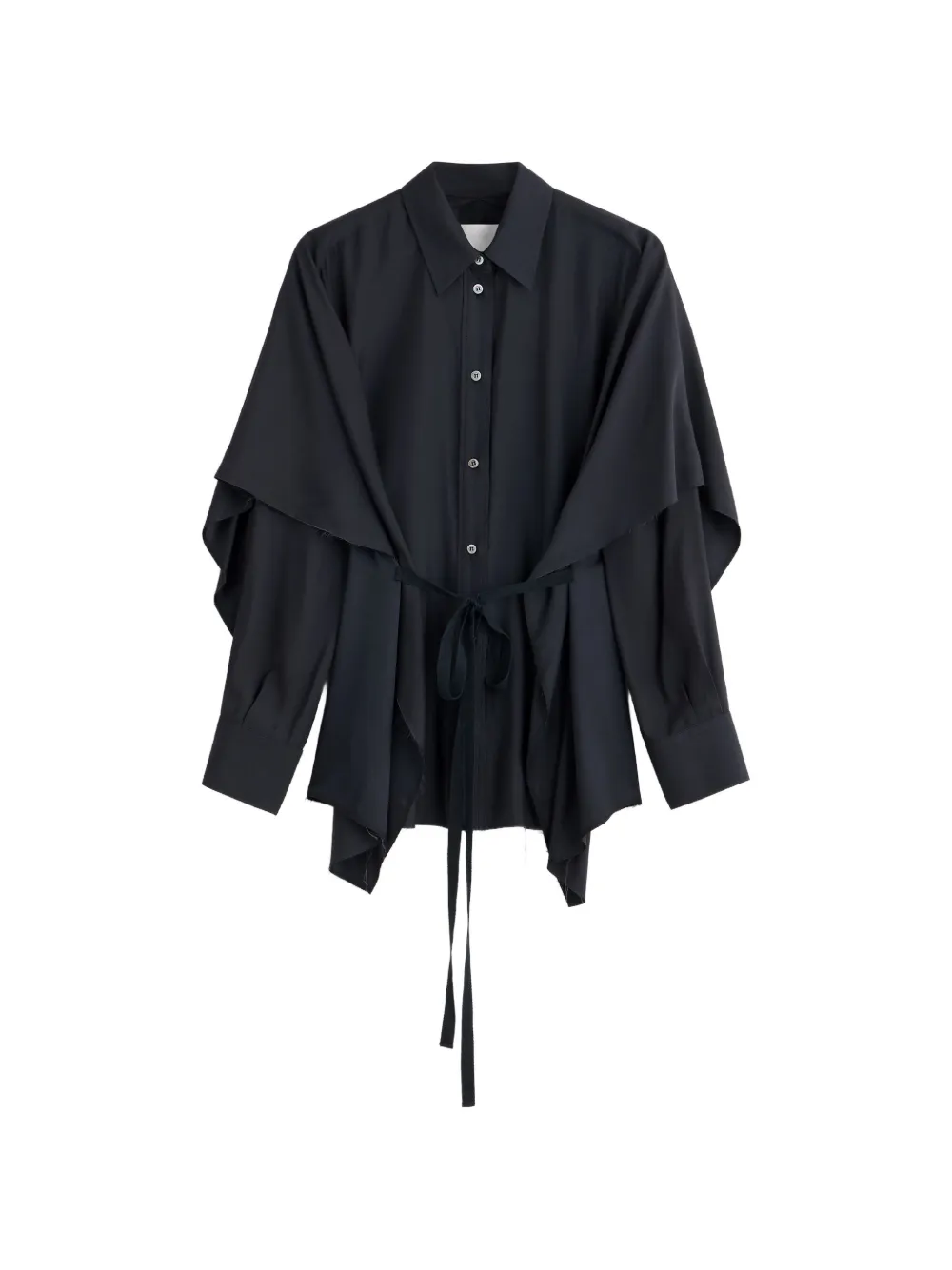 Maison Margiela cape-style buttoned shirt