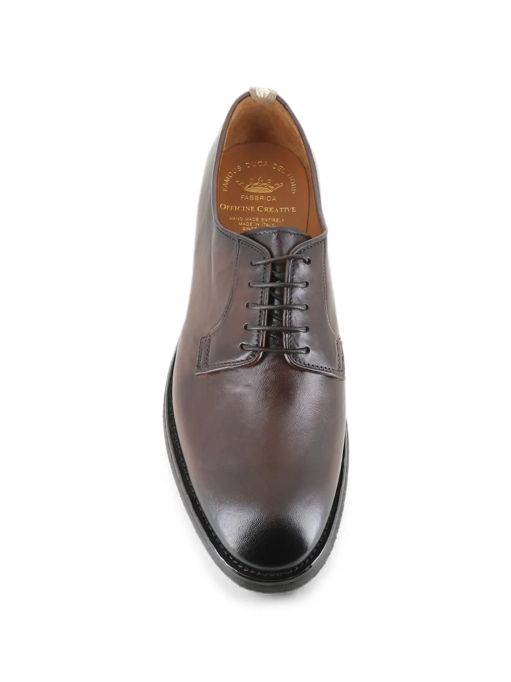 Officine Creative Bariton Flexi 001 lace-up leather derby shoes Bruin
