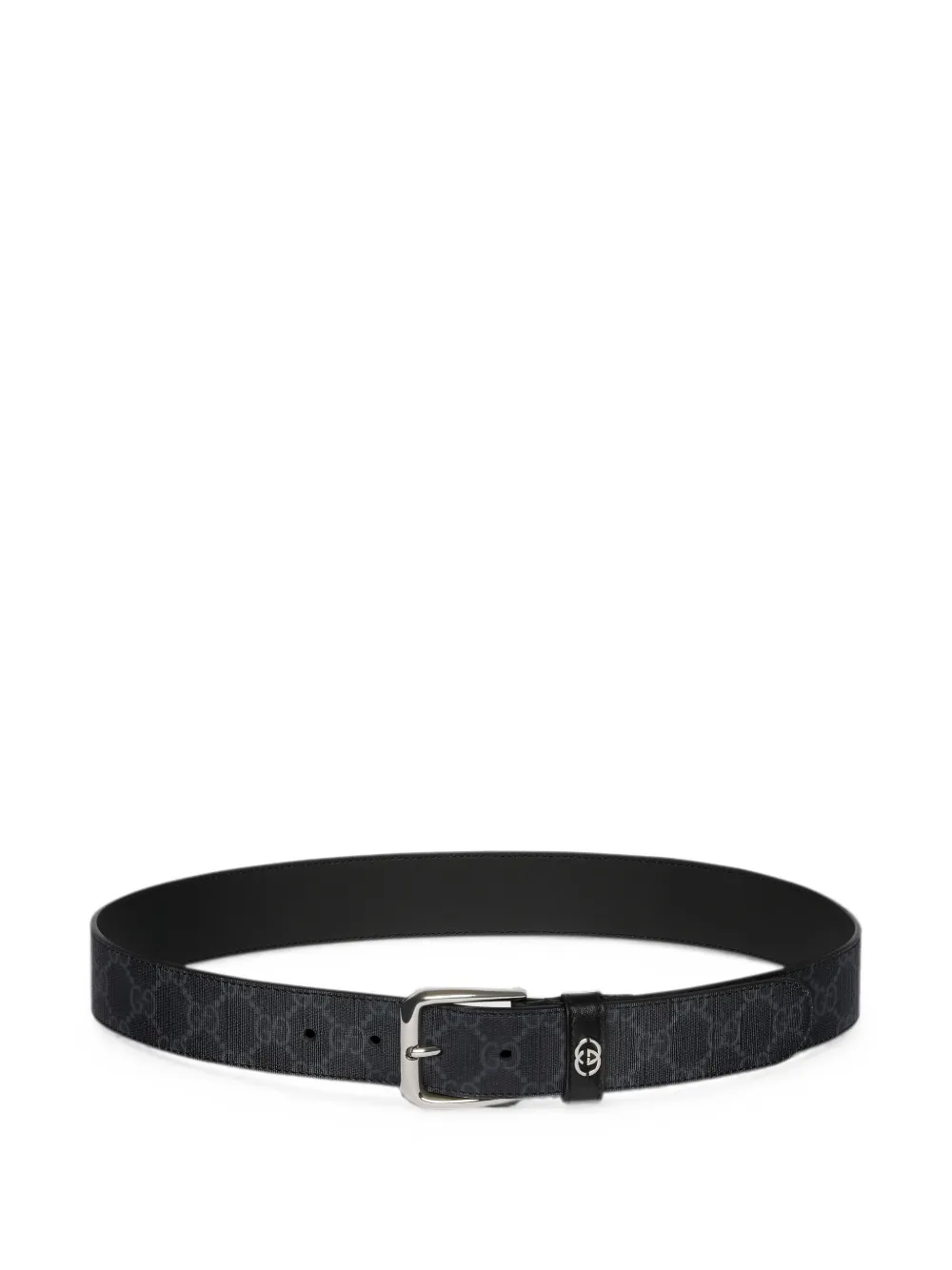 Gucci belt with Interlocking G detail - Schwarz